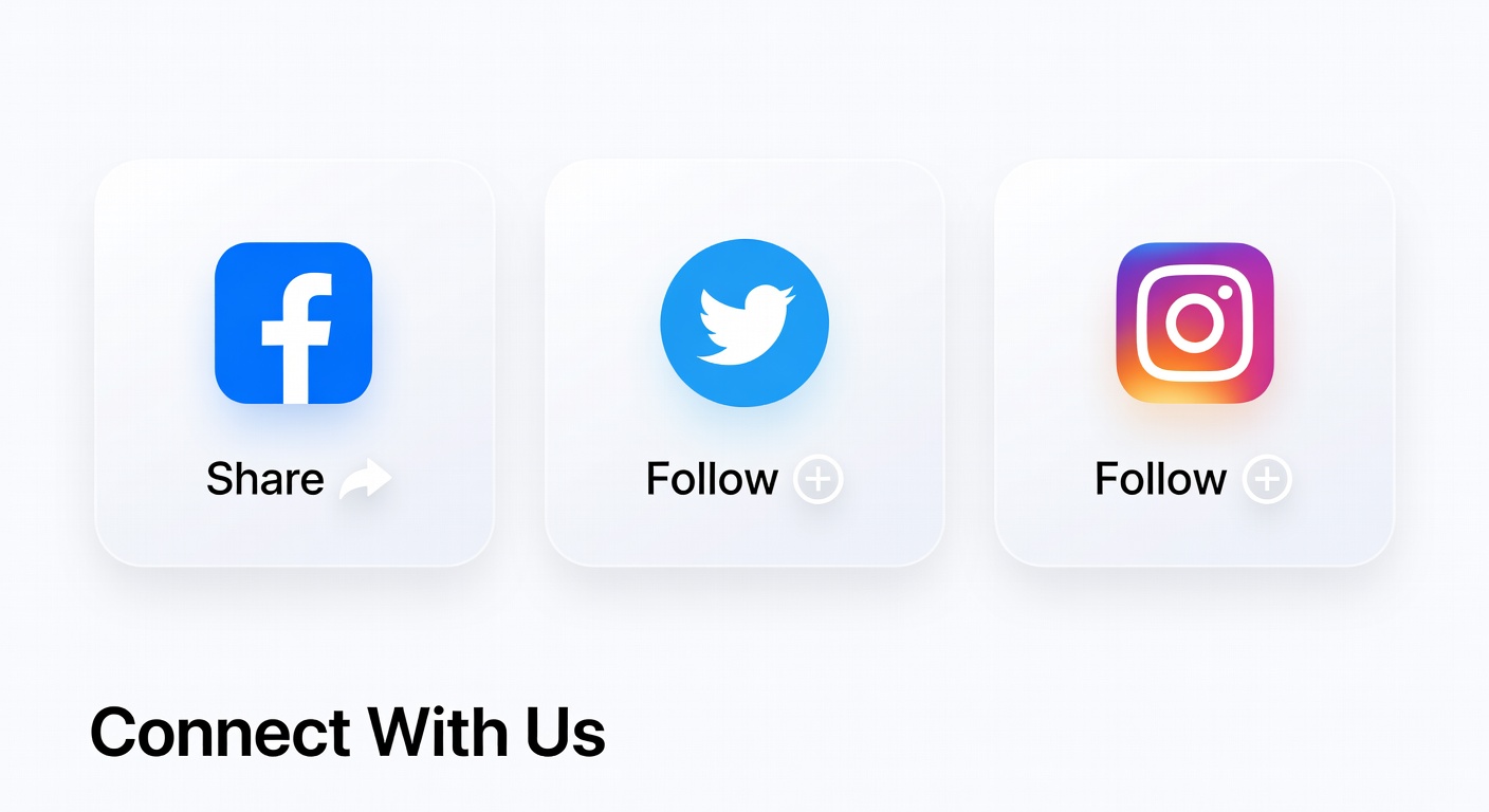Follow us on social media